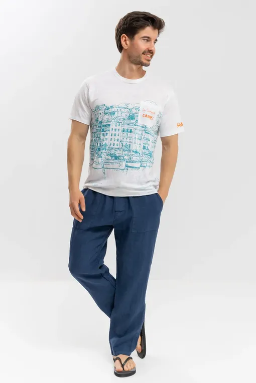 Футболки Mc2 Saint Barth ECSTASEA CANNES 01N EMB