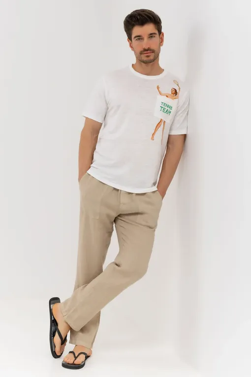 Футболки Mc2 Saint Barth ECSTASEA GRL TENNIS TEAM 01N EMB (04288F)