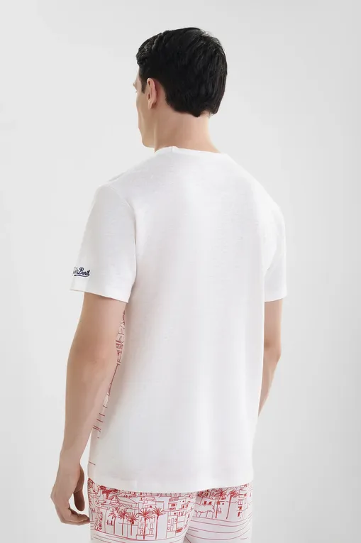 Футболки Mc2 Saint Barth ECSTASEA OLD TOWN 01N EMB (02844H)