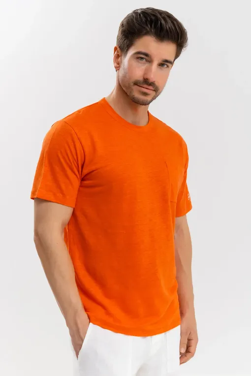 Футболки Mc2 Saint Barth ECSTASEA 81 ORANGE (03273F)