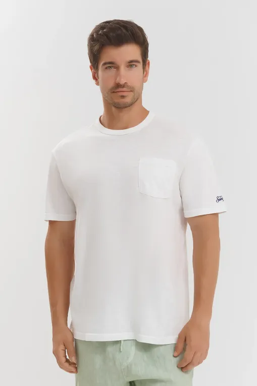 Футболки Mc2 Saint Barth PRESIDENT 01N WHITE