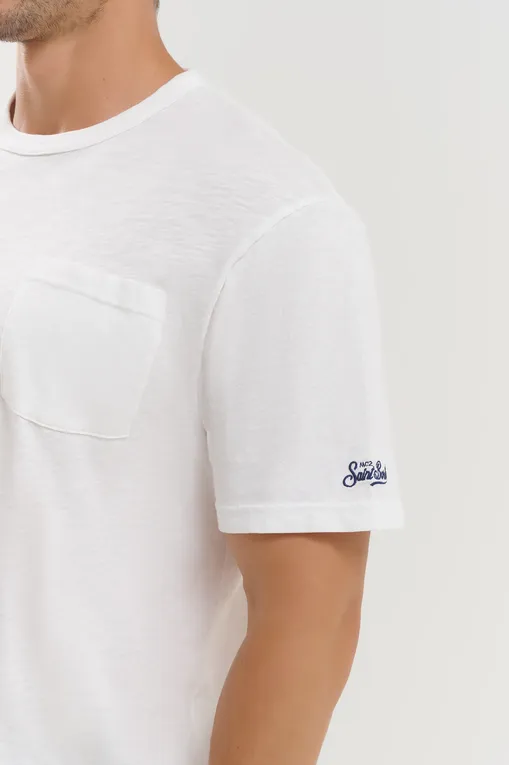 Футболки Mc2 Saint Barth PRESIDENT 01N WHITE