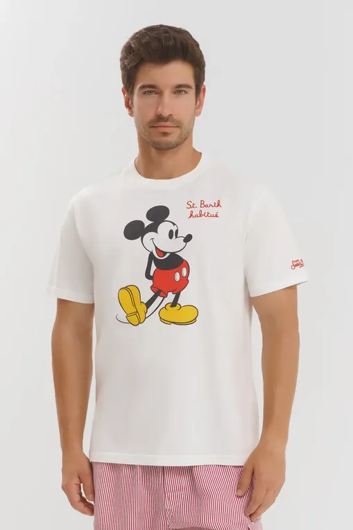 Футболки Mc2 Saint Barth TSHIRTMAN MICKEY SB HAB 01N EMB