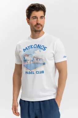Mc2 Saint Barth TSHIRTMAN MYKONOS PADEL CLUB 01N