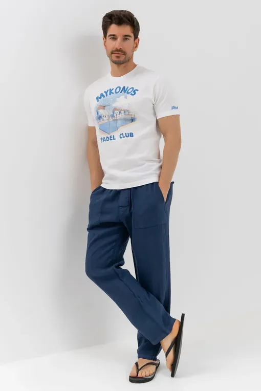 Футболки Mc2 Saint Barth TSHIRTMAN MYKONOS PADEL CLUB 01N