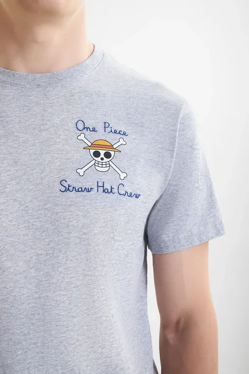 Футболки Mc2 Saint Barth TSHIRTMAN ONE PIECE LUFFY FLAG 15ML EMB