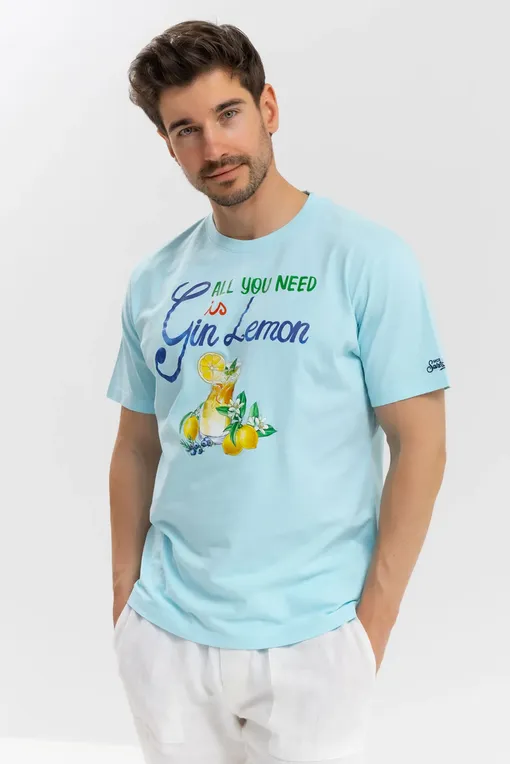 Футболки Mc2 Saint Barth TSHIRTMAN ALL NEED GIN LEMON 56