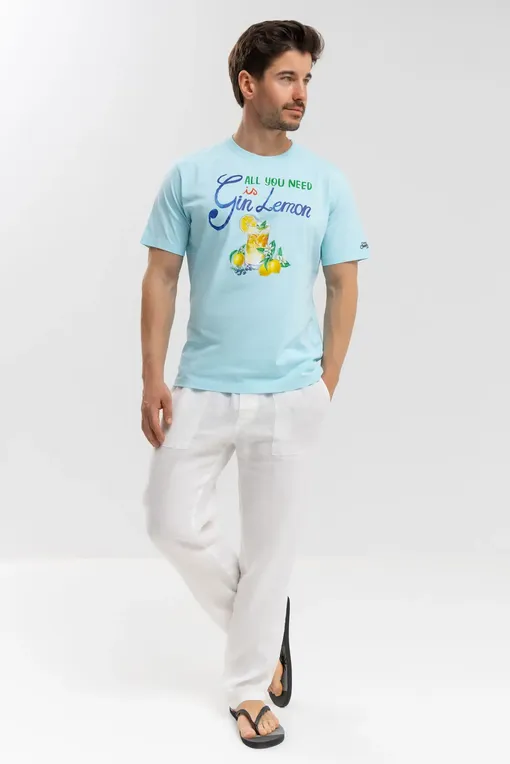 Футболки Mc2 Saint Barth TSHIRTMAN ALL NEED GIN LEMON 56