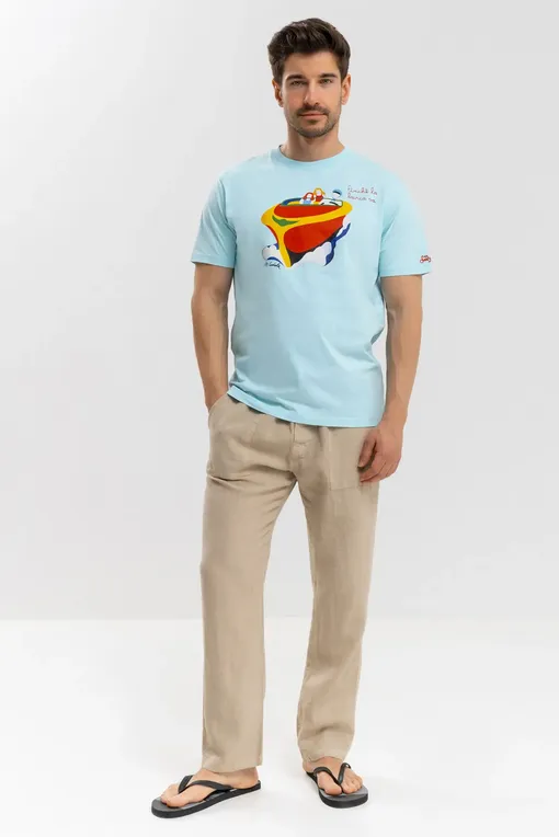 Футболки Mc2 Saint Barth TSHIRTMAN LODOLA BARCA VA 56 EMB