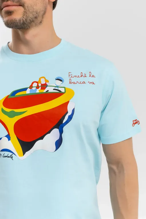 Футболки Mc2 Saint Barth TSHIRTMAN LODOLA BARCA VA 56 EMB