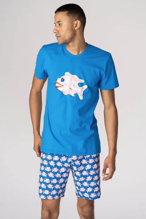 Футболки Mey 67330 124 capri blue