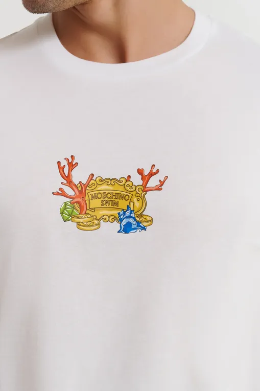 Футболки Moschino 07089409 0001