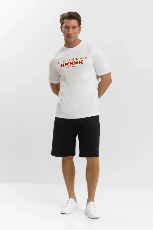 Футболки RICHMOND X UMP25004TS O-WHT/R.R.