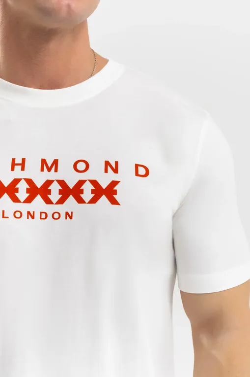 Футболки RICHMOND X UMP25004TS O-WHT/R.R.