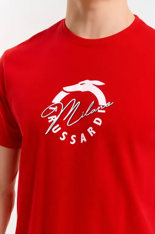 Футболки TRUSSARDI TRU25MTS01 04-RED