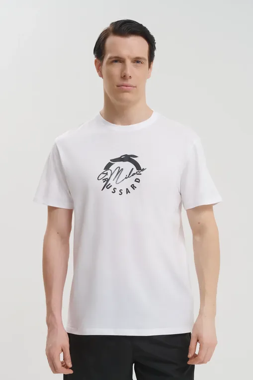 Футболки TRUSSARDI TRU25MTS01 01-WHITE