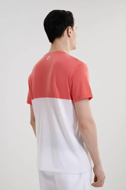 Футболки TRUSSARDI TRU25MTS02 07-WHITE/SALMON