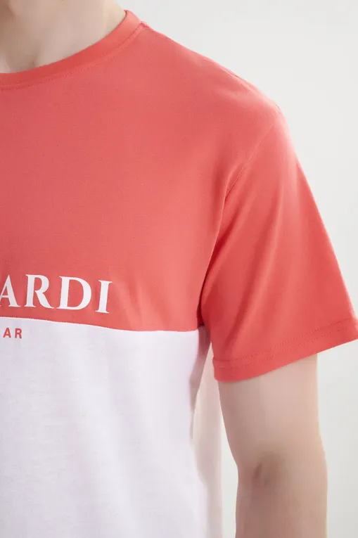 Футболки TRUSSARDI TRU25MTS02 07-WHITE/SALMON