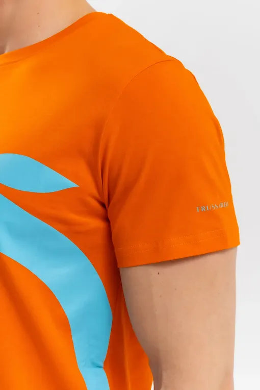Футболки TRUSSARDI TRU2MTS01 Orange