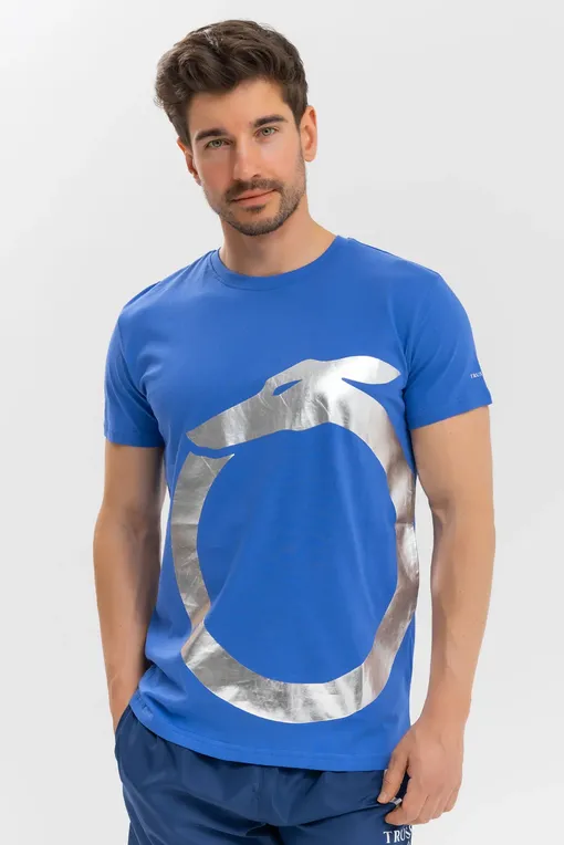 Футболки TRUSSARDI TRU2MTS01 Blue