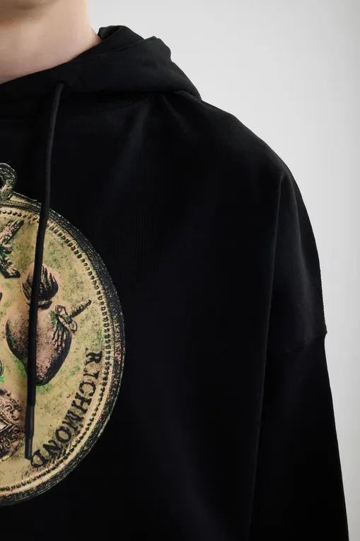 Худи RICHMOND X UMA25174FE BLACK A.W.