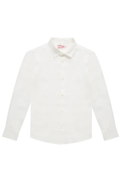Мальчикам Mc2 Saint Barth AGNES LINEN 01 WHITE