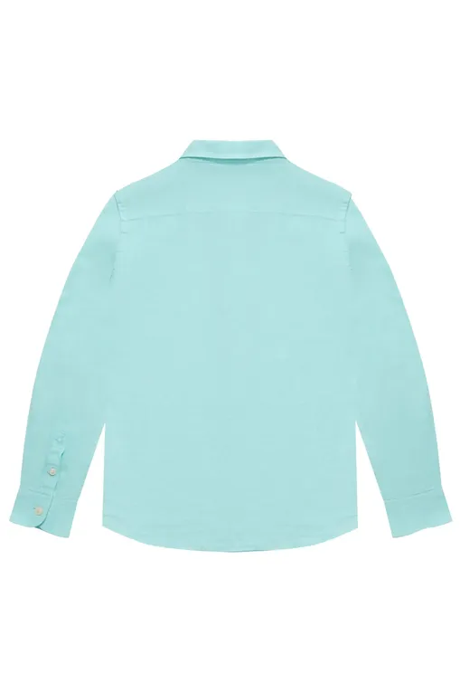 Мальчикам Mc2 Saint Barth AGNES LINEN 56 WATER GREEN