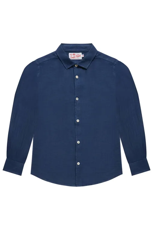 Мальчикам Mc2 Saint Barth AGNES LINEN 61 BLUE NAVY