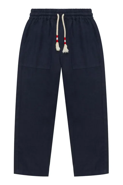 Мальчикам Mc2 Saint Barth CALAISJR LINEN 61H BLUE NAVY