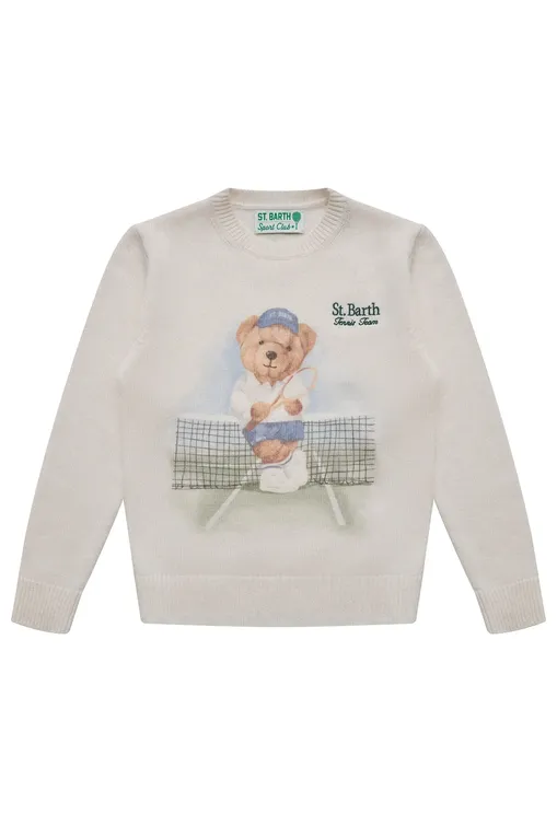 Мальчикам Mc2 Saint Barth DOUGLASPRINT TENNIS BEAR 10 EMB