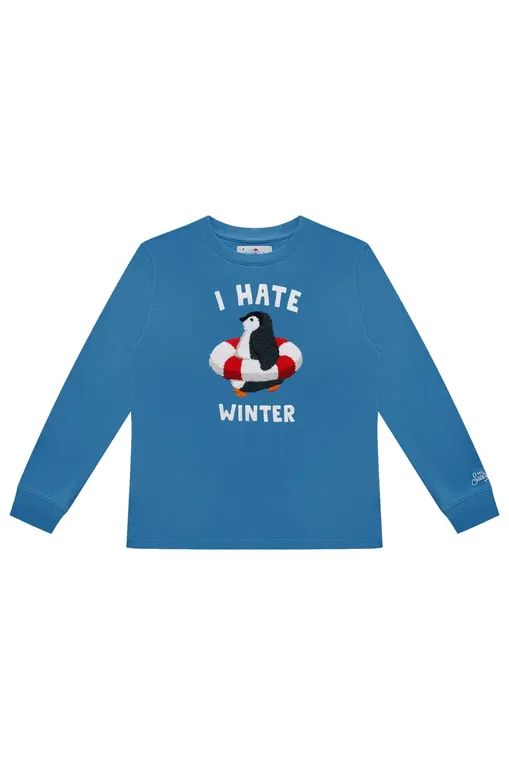 Мальчикам Mc2 Saint Barth LUTONJRWARM PENGUIN WINTER TERRY 33 EMB