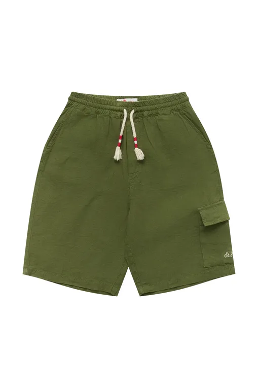 Мальчикам Mc2 Saint Barth MARSEILLEJR_LI LINEN 52 MILITARY EMB