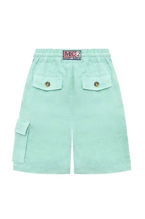 Мальчикам Mc2 Saint Barth MARSEILLEJR LINEN 53 SAGE