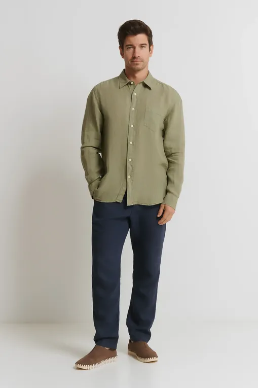 Рубашки 120% Lino 32ALIM1425-0000115-0-00 000035 CACTUS