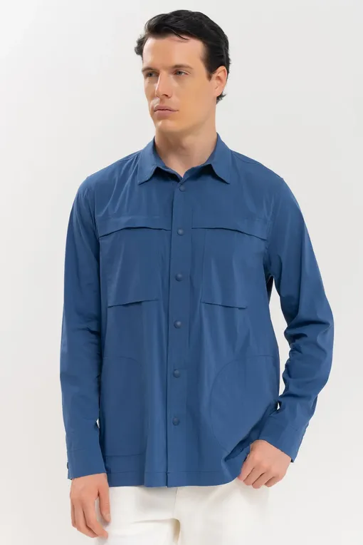 Рубашки BLUEMINT ACE SHIRT 313 INDIGO