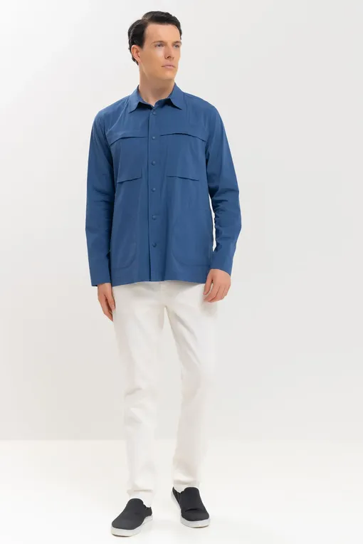 Рубашки BLUEMINT ACE SHIRT 313 INDIGO