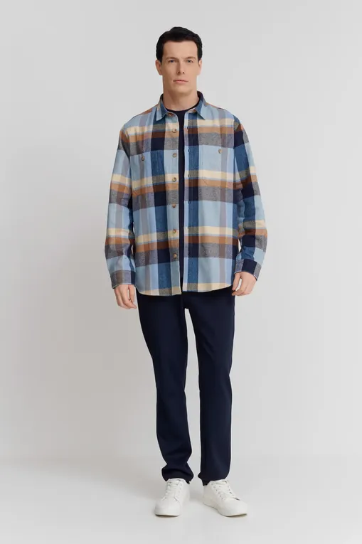 Рубашки BLUEMINT JAMES 1111 AQUAMARINE CHECKED