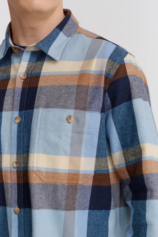 Рубашки BLUEMINT JAMES 1111 AQUAMARINE CHECKED