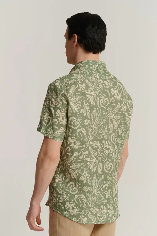 Рубашки BLUEMINT LUCA SHORT SLEEVE PRINTED 1183 RAINFOREST PAISLEY