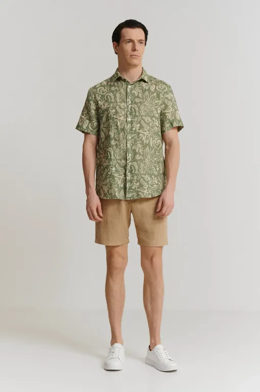 Рубашки BLUEMINT LUCA SHORT SLEEVE PRINTED 1183 RAINFOREST PAISLEY
