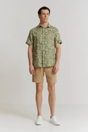 BLUEMINT LUCA SHORT SLEEVE PRINTED 1183 RAINFOREST PAISLEY