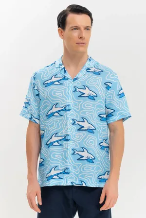 BLUEMINT MARS PRINTED 1061 SKY SHARK MAZE