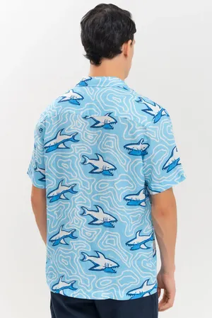 BLUEMINT MARS PRINTED 1061 SKY SHARK MAZE