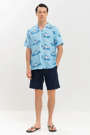 BLUEMINT MARS PRINTED 1061 SKY SHARK MAZE