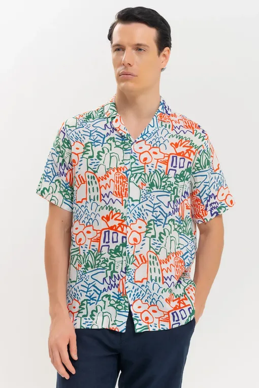 Рубашки BLUEMINT MARS PRINTED 1010 CITY LINES