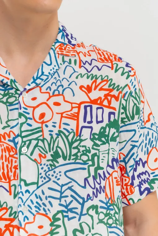 Рубашки BLUEMINT MARS PRINTED 1010 CITY LINES