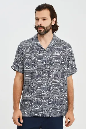 BLUEMINT MARS PRINTED 946 NAVY SKY