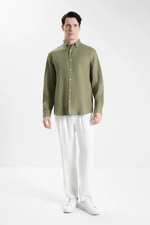 Рубашки BLUEMINT MARTIN_LINEN 1015 ARMY