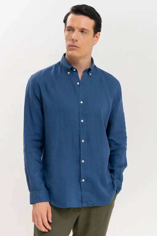 Рубашки BLUEMINT MARTIN_LINEN 313 INDIGO