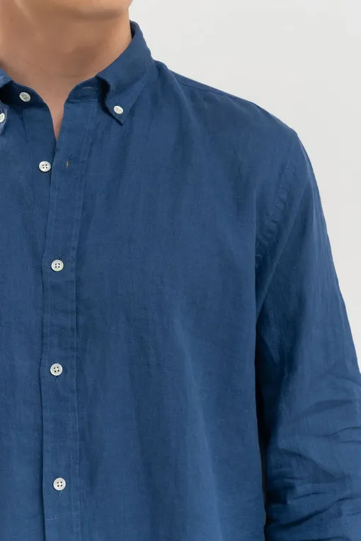 Рубашки BLUEMINT MARTIN_LINEN 313 INDIGO